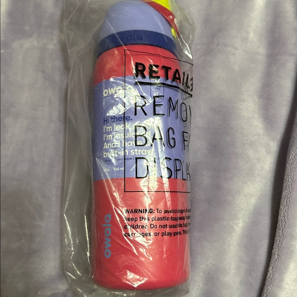 Owala - 32oz FreeSip Stainless Steel Water Bottle - Poolside Punch - Picture 4 of 6
